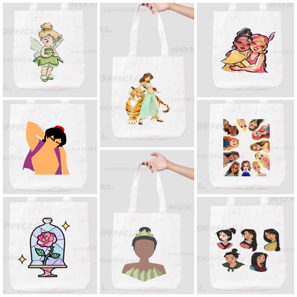 TOTEBAG KANVAS DISNEY PRINCESS PART 2