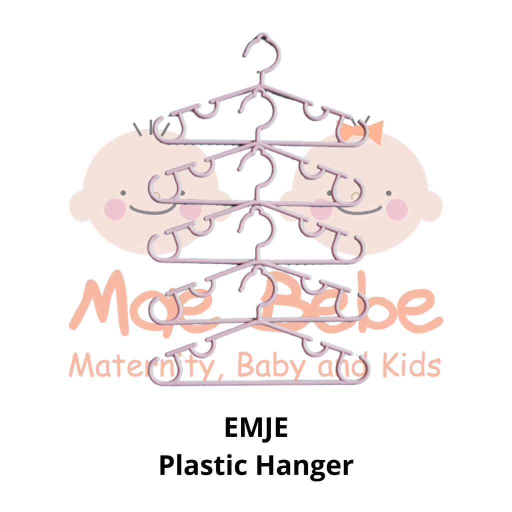 EMJE Plastic Hanger Isi 5 Gantungan Baju