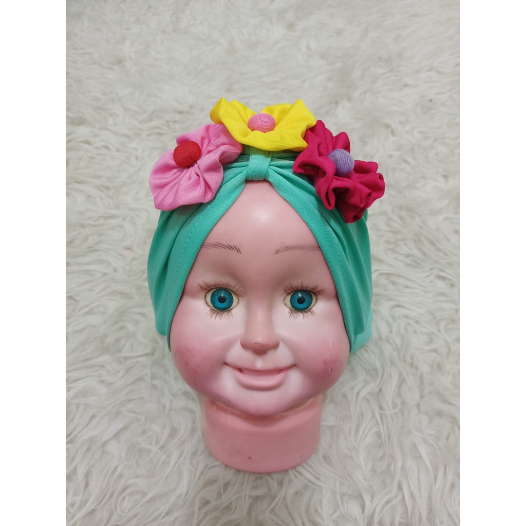 TERBARU Aksesoris Rambut Bayi Anak Bandana Yuki / Turban Bayi Yuki / Turban Bayi Perempuan / Turban Bayi 0 6 Bulan