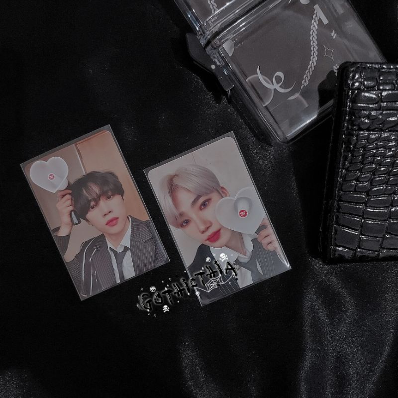 THE BOYZ SUNWOO + CHANHEE LIGHTSTICK POUCH PHOTOCARDS