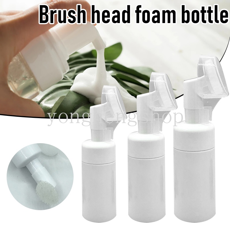 Botol Dispenser Sabun Cair Busa Pembersih Wajah Portabel Bahan Silikon Untuk Travel