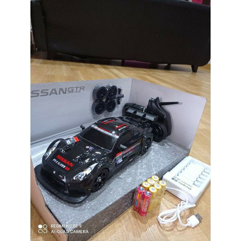 MAINAN MOBIL RC DRIFT LEXUS GT500 NISSAN GTR SKALA 1.16 4WD 2.4 Gzh