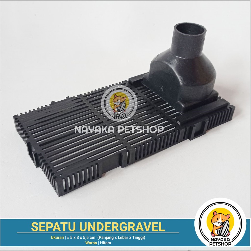 Sepatu Undergravel Filter Aquarium Sepatu Dudukan Undergravel Aquascape