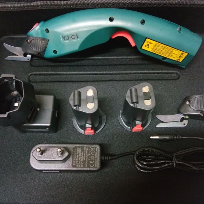 

Pemotong Kertas Yj-C1 Rechargeable Cutting Machine Electric Scissor Gunting Kain Elekt