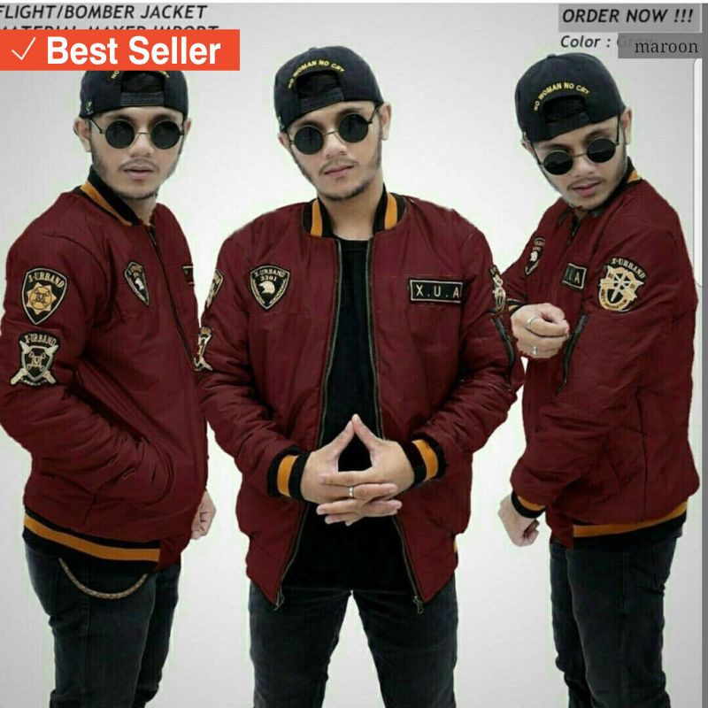 BOMBER PRIA WANITA STYLE MODERN HITS / Fashion Jaman Now Armed Bomber Army Despo Tebal Jaket