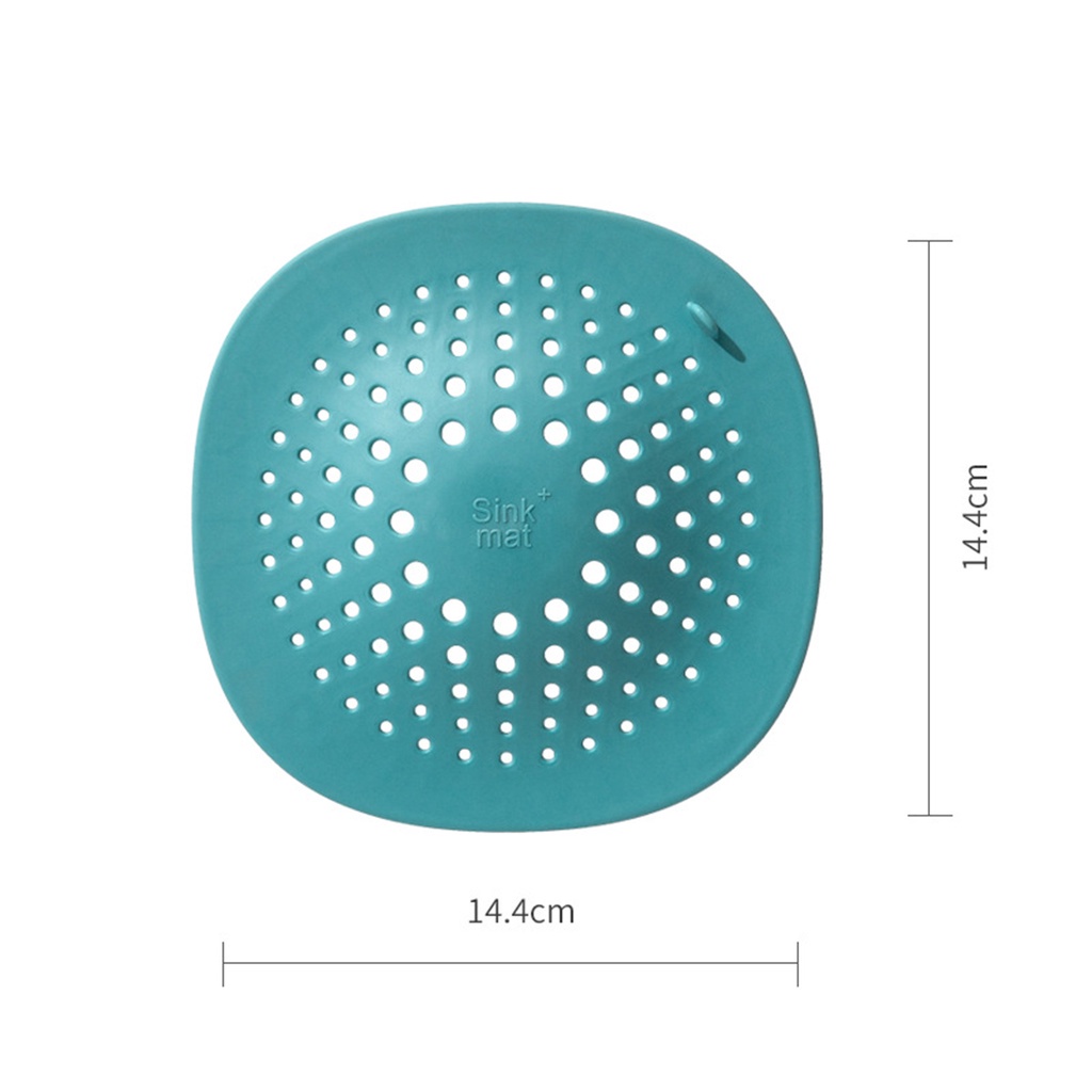 Saringan Penangkap Rambut Bahan Silikon Anti Penyumbatan Aneka Warna Untuk Lantai Kamar Mandi
