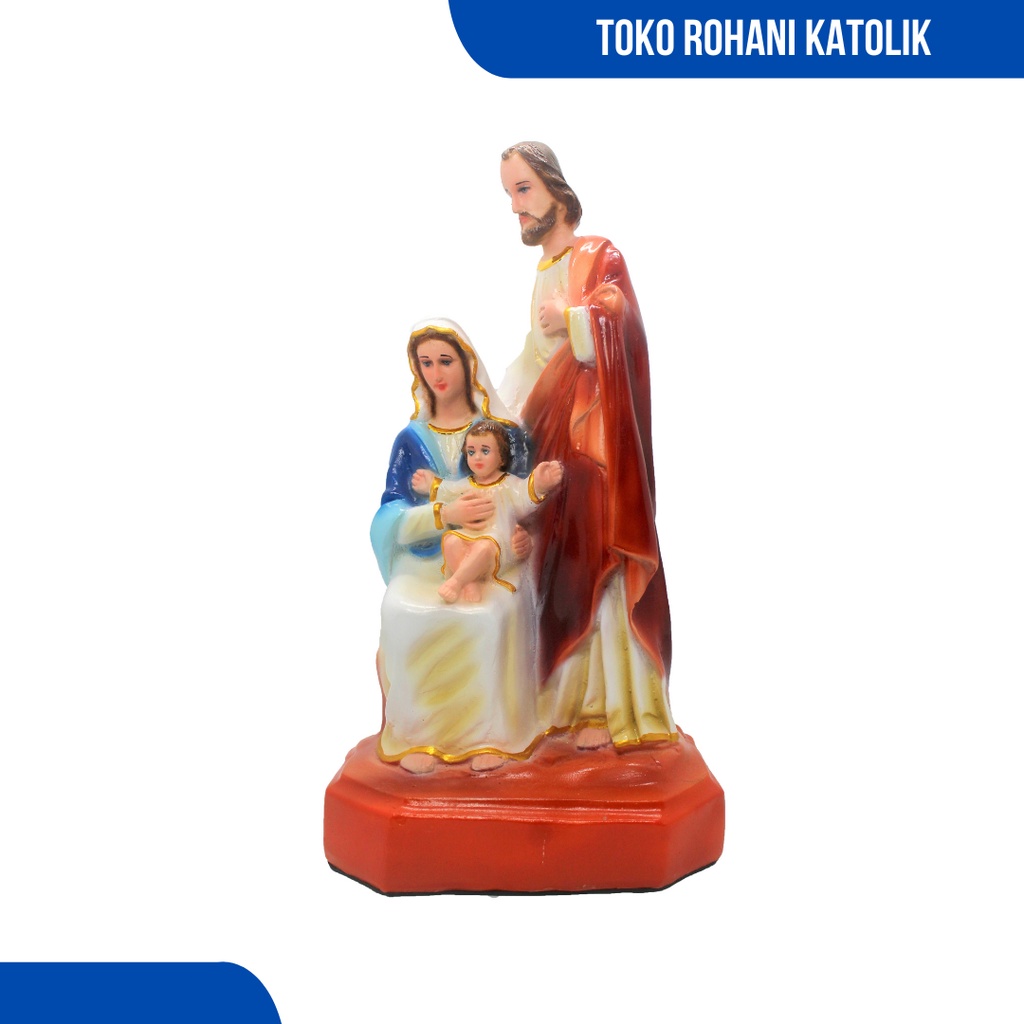 PATUNG KELUARGA KUDUS 30 CM / PATUNG KATOLIK / PATUNG YESUS MARIA YOSEF / PATUNG SANTO YUSUF / PATUNG BESAR