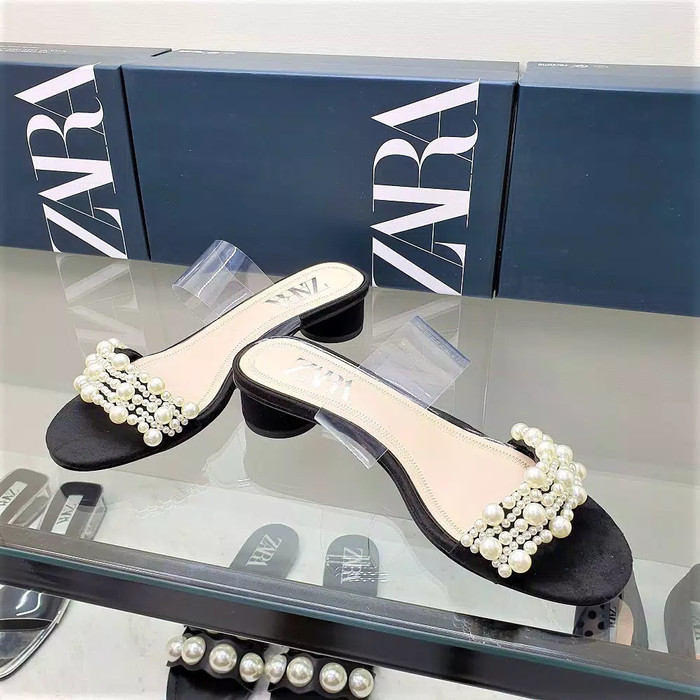 Sandal Wanita Zara Original Heels 3cm (64) REAL PIC - 36