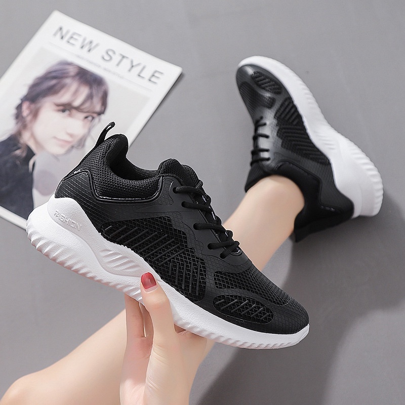 Sepatu Olahraga Wanita Putih Sneaker Sport Cewek Import Spatu Sneakers Wanita running Fashion SP-093