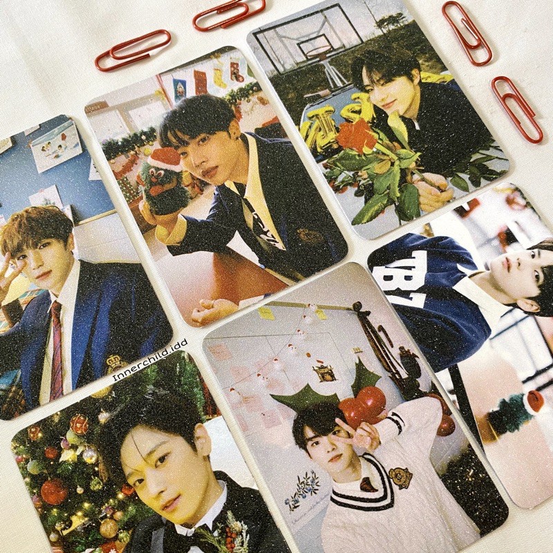 [SATUAN] THE BOYZ GLITTER PHOTOCARD Vol.1 (Christmassy)