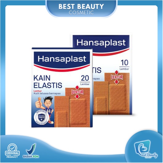 ★ BB ★ Hansaplast Kain Elastis Mix 10 Sheets - Mix 20 Sheets - Plaster Luka