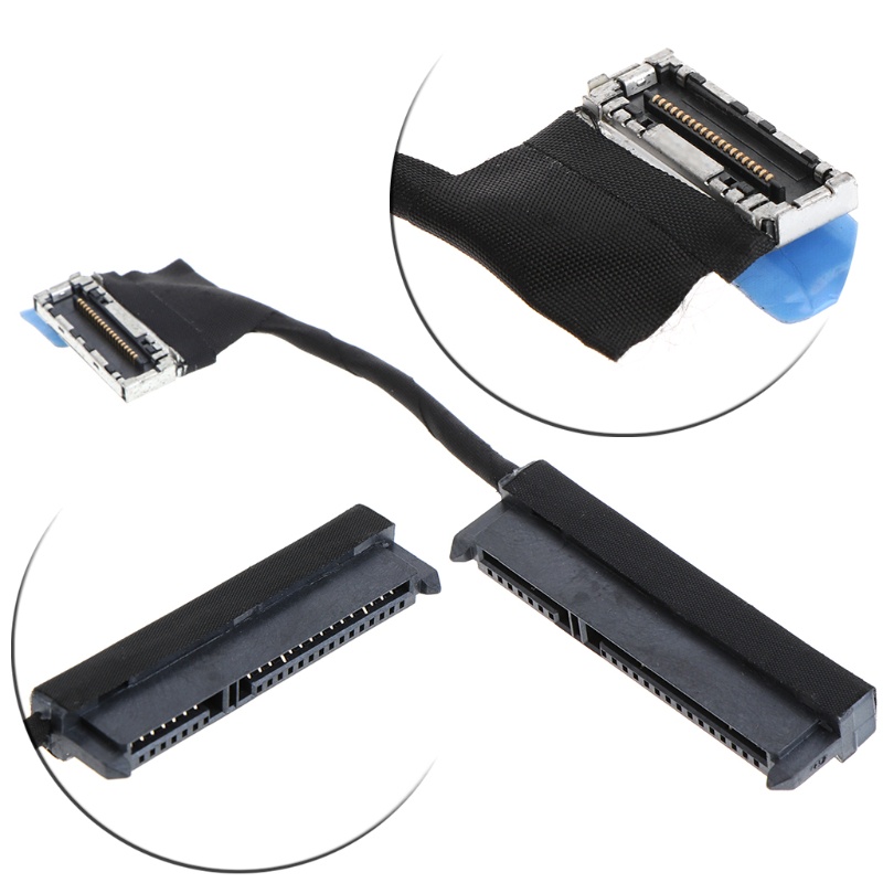 zzz Hard Disk Drive Caddy Tray Bracket SATA Cable Connector For Dell Latitude E7440
