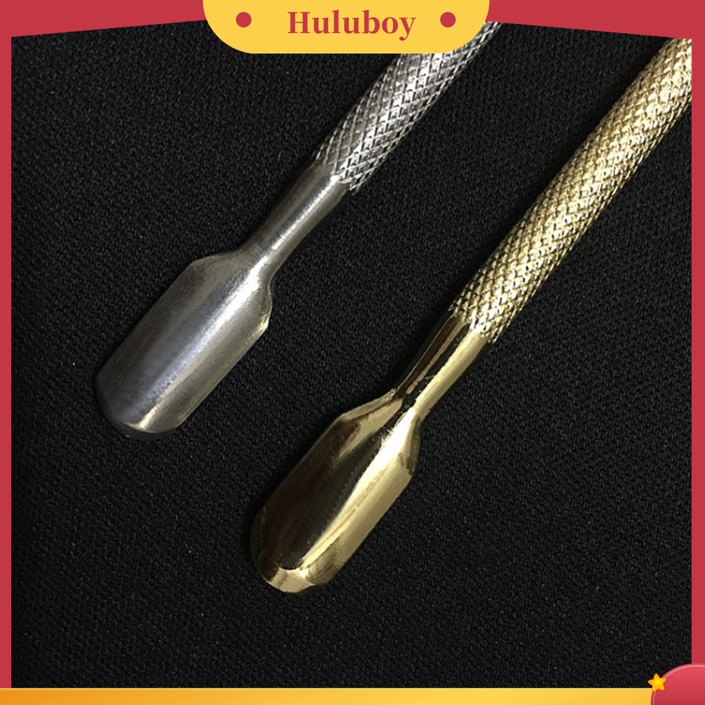 Huluboy Huluboy♡ Alat Penghilang Kutikula Dan Kulit Mati Bahan Stainless Steel Untuk Manicure