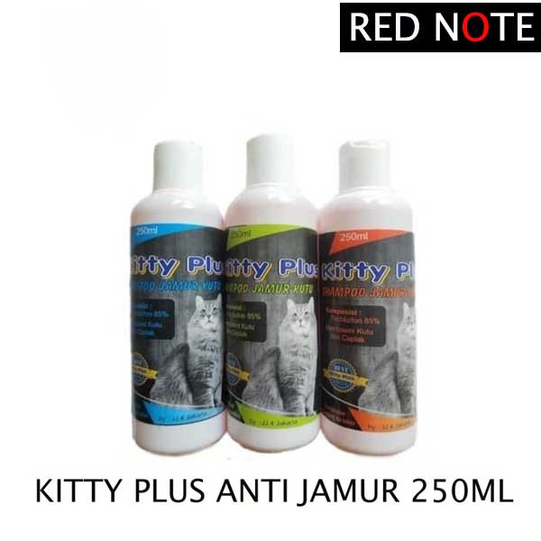 Shampoo KITTY PLUS Anti Jamur &amp; Kutu 250ml