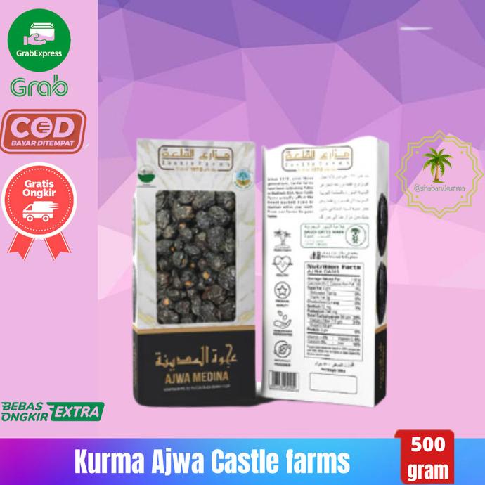 

TERBARU Kurma Ajwa Aliyah Castle Farm 500gr - Kurma Ajwa Organic Premium/KURMA 1KG/KURMA BARARI/KURMA RUTHOB/KURMA BAM/KURMA PALM FRUIT/KURMA TANGKAI/KURMA AZWA/KURMA SUKKARI/KURMA SAFAWI/KURMA TUNISIA/KURMA MUDA KUNING/KURMA MUDA HIJAU/KURMA MEDJOL/KURMA