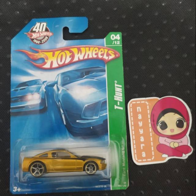 Hotwheels T-Hunt Ford Mustang GT GOLD - Treasure Hunt 2008 - RARE