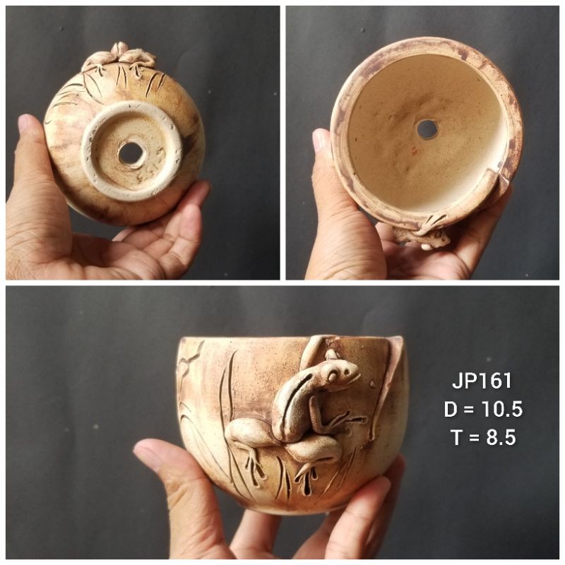 Pot keramik bulat JP161