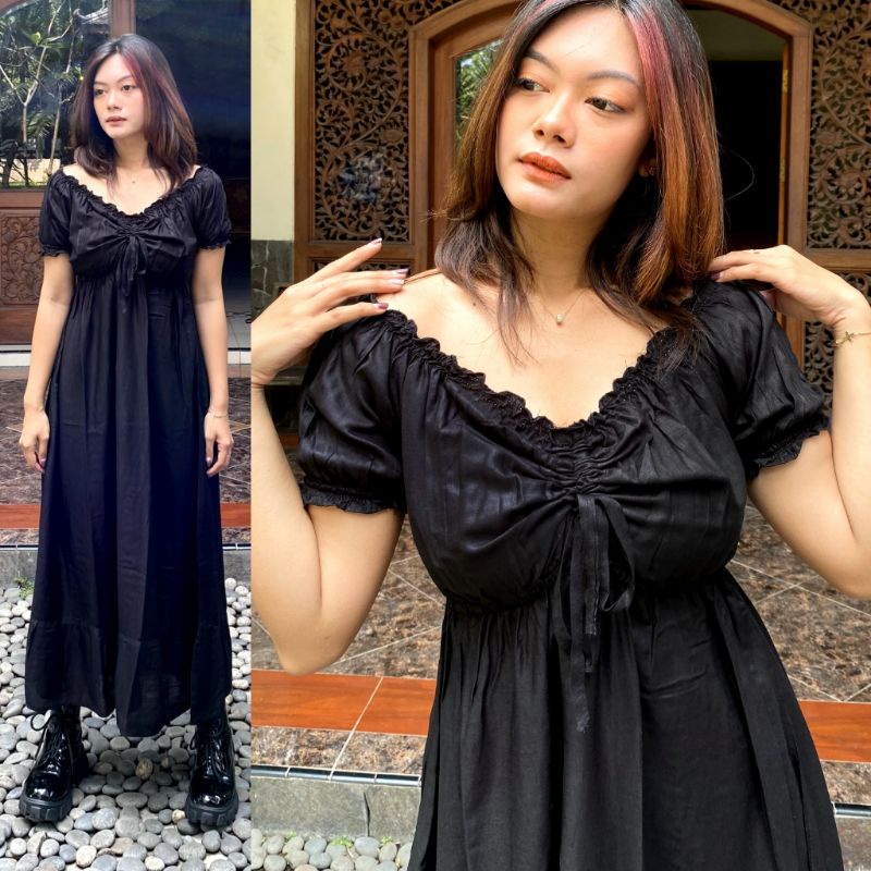 Sapasara - Casandra Bali Jumbo / Daster Serut Jumbo Ld 120cm / Daster Bali BAahan Rayon Adem Busui Friendly