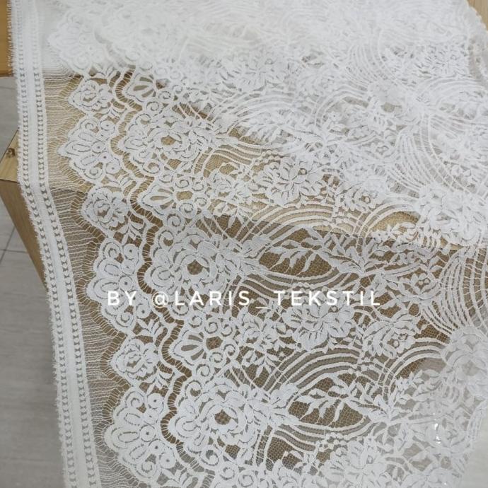 Bakal Kebaya/ Kain Brokat / Brokat Semi Prancis Panel