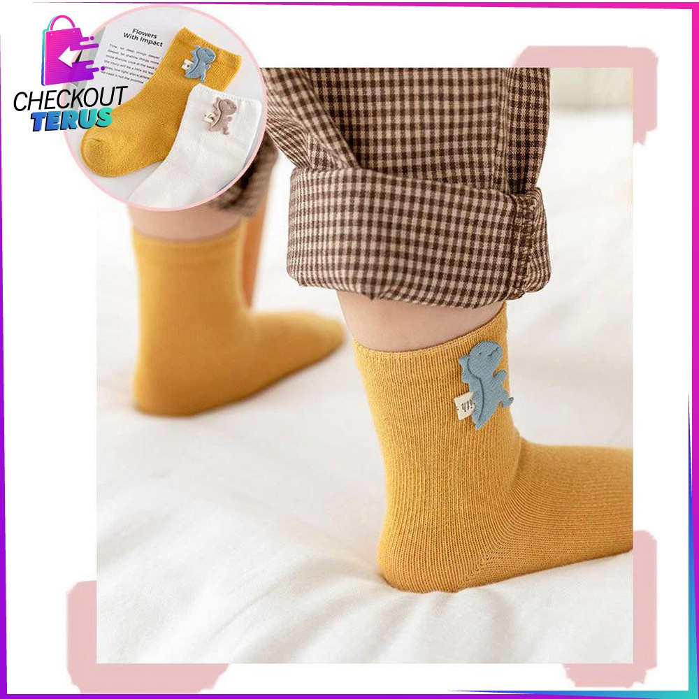 CT P88 Kaos Kaki Anak Bayi Cotton 3IN1 Baby Socks Kaos Kaki Bayi Laki Laki Perempuan Bahan Katun Kaos Kaki Bayi Lembut