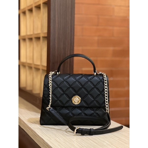Jual KATE SPADE NATALIA TOP HANDLE BLACK Shopee Indonesia
