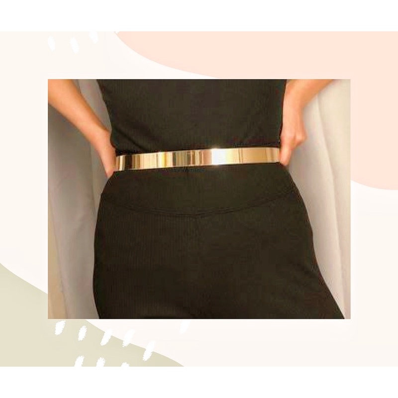 ikat pinggang Belt plat gold/ selver / sabuk plat emas / silver