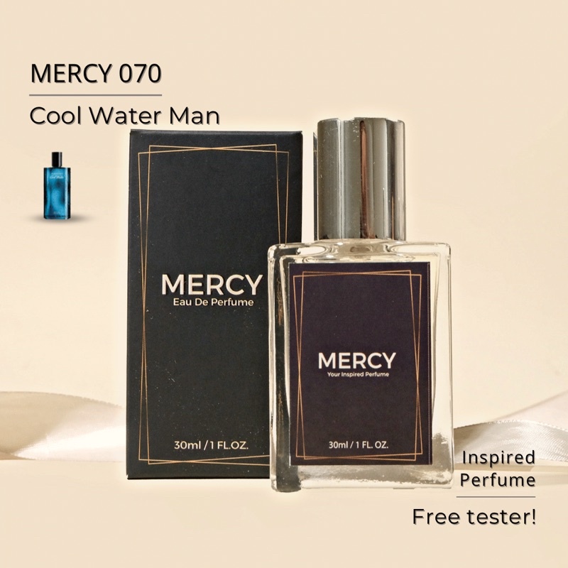 [ MERCY ] COOL WATER Men Inspired Davidoff Perfume Dupe Parfum Original Parfume pria