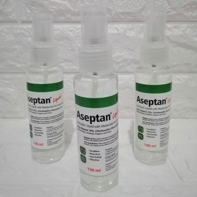 OneMed Aseptan Liquid 100ml (Botol Spray) Antiseptic, Hand Sanitizer