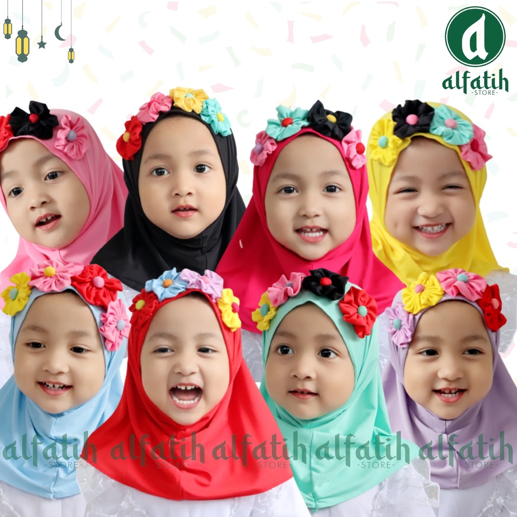 ALFATIH STORE / JILBAB ANAK SYIRIA MAWAR / KERUDUNG BAYI LUCU CANTIK / HIJAB ANAK MURAH POPULER COD HIJAB BAYI COD / KERUDUNG ANAK HIJAB HIJAB ANAK BAYI PEREMPUAN / HIJAB ANAK / JILBAB ANAK BAYI USIA  0-3 TAHUN BAHAN JERSEY PREMIUM NYAMAN DI PAKAI