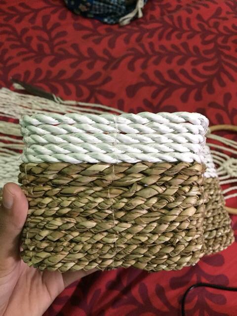 Keranjang Anyaman Kotak Mini