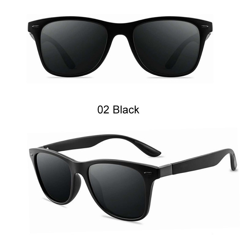 Mengemudi Pribadi Shading Sun Glasses untuk Pria Wanita Square Polarized Driver Sunglasses Ride Bicycle Shades