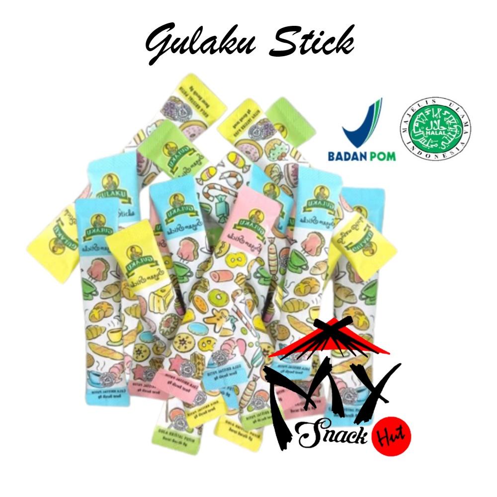 

GULAKU STICK 8GR - GULA STIK WHITE SUGAR - KRISTAL GULA PUTIH TEH KOPI MANIS SASET SACHET MINI HALAL Berkualitas