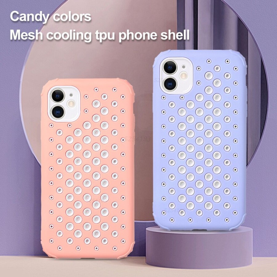 COOLING MESH HARD CASE IPHONE SE 2022 Gen 3rd / SE 2020 Gen 2nd / IPHONE 7 / 7 PLUS / IPHONE 8 / 8 PLUS