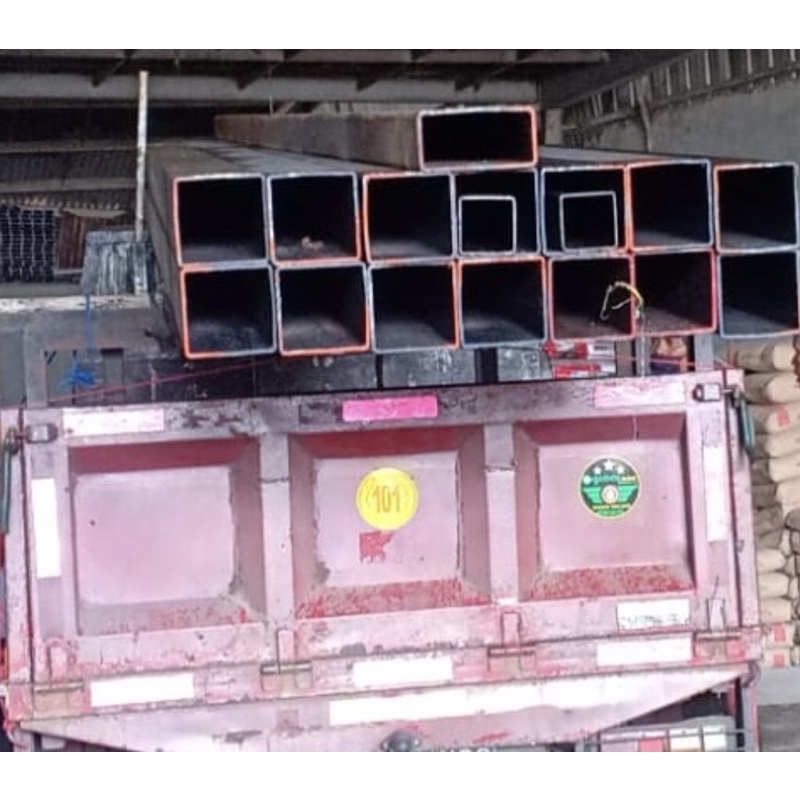 Besi Hollow 125 x 125 mm tebal 3 mm panjang 6 meter pengiriman Jabodetabek