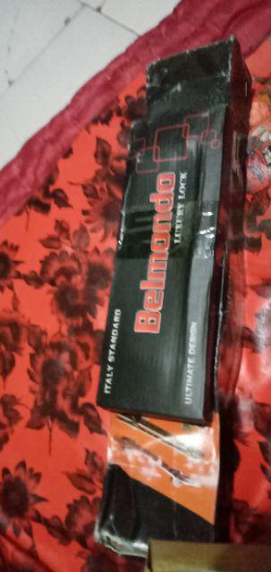 Paket Handle Pintu Stainless 45cm Maroon / Coklat / Full Stainless 2set + Body Pelor Belmondo