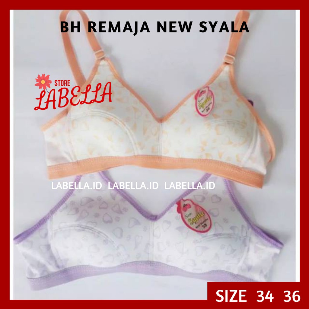 1 PCS BRA / BH Anak Cewek Remaja SMP SMA NEW SYALA Size 34 36 - LABELLA