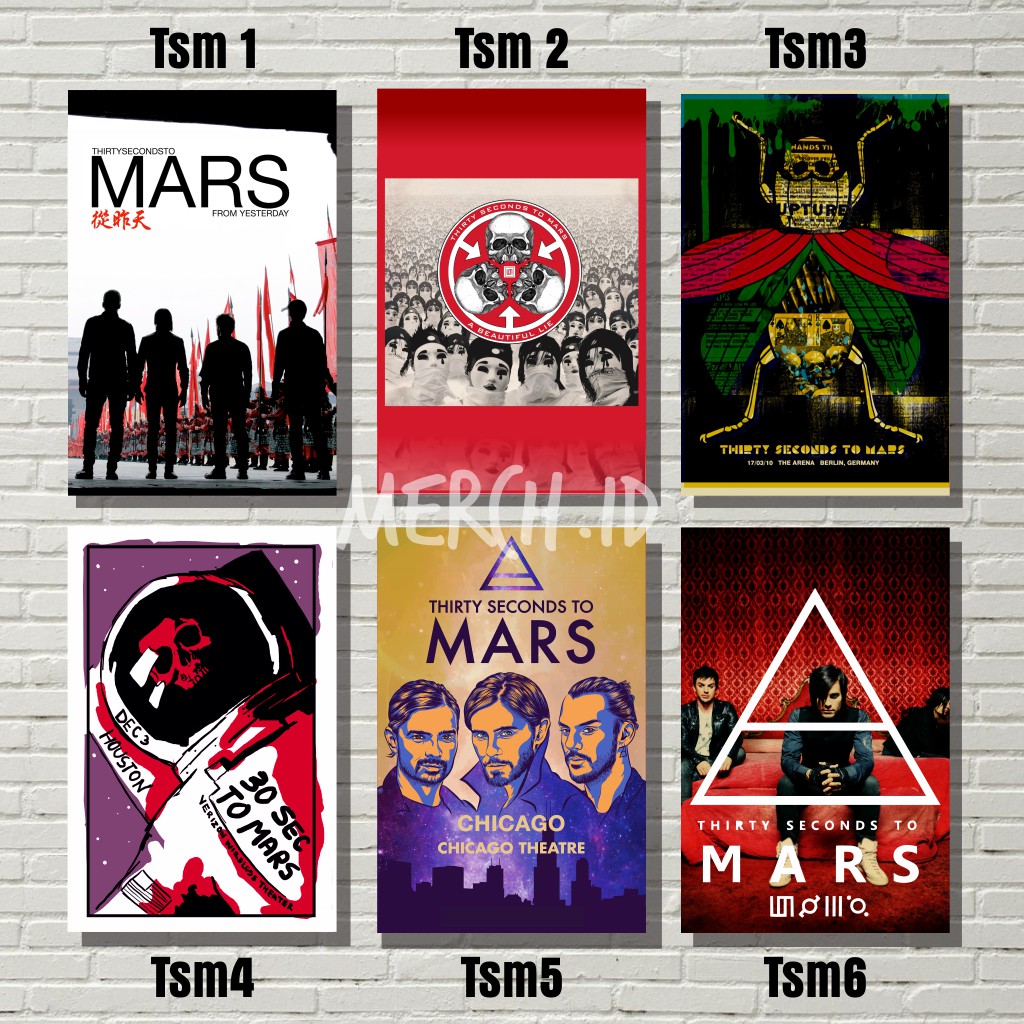 

Poster Band Thirty Second to Mars / Dekorasi dinding