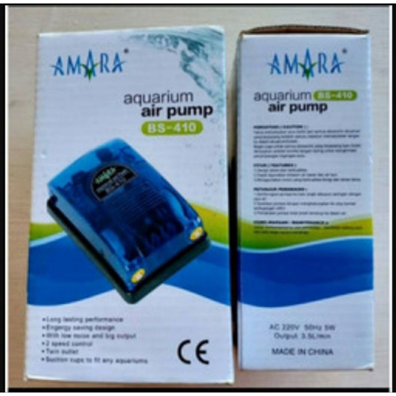 Amara Bs 410 aerator 2 lubang Amara  Bs410 / aerator 2lubang air pump amara BS410