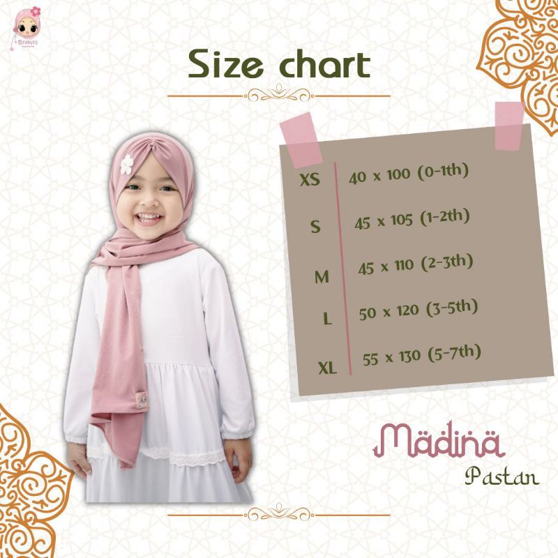 Afsheenastore Jilbab Madina / Pasmina Instan Anak Katalog 1