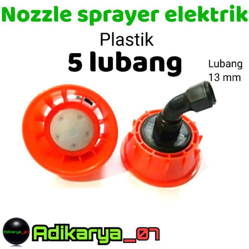 Nozzle spuyer plastik spuyer kabut spuyer semprotan hama spuyer semprotan hama lubang 5 PLASTIK BENG