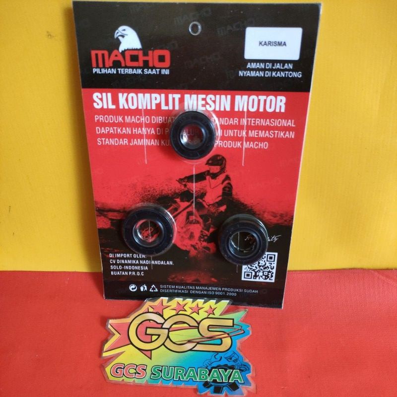 sil komplit mesin motor, seal mesin karisma,Supra x 125 macho