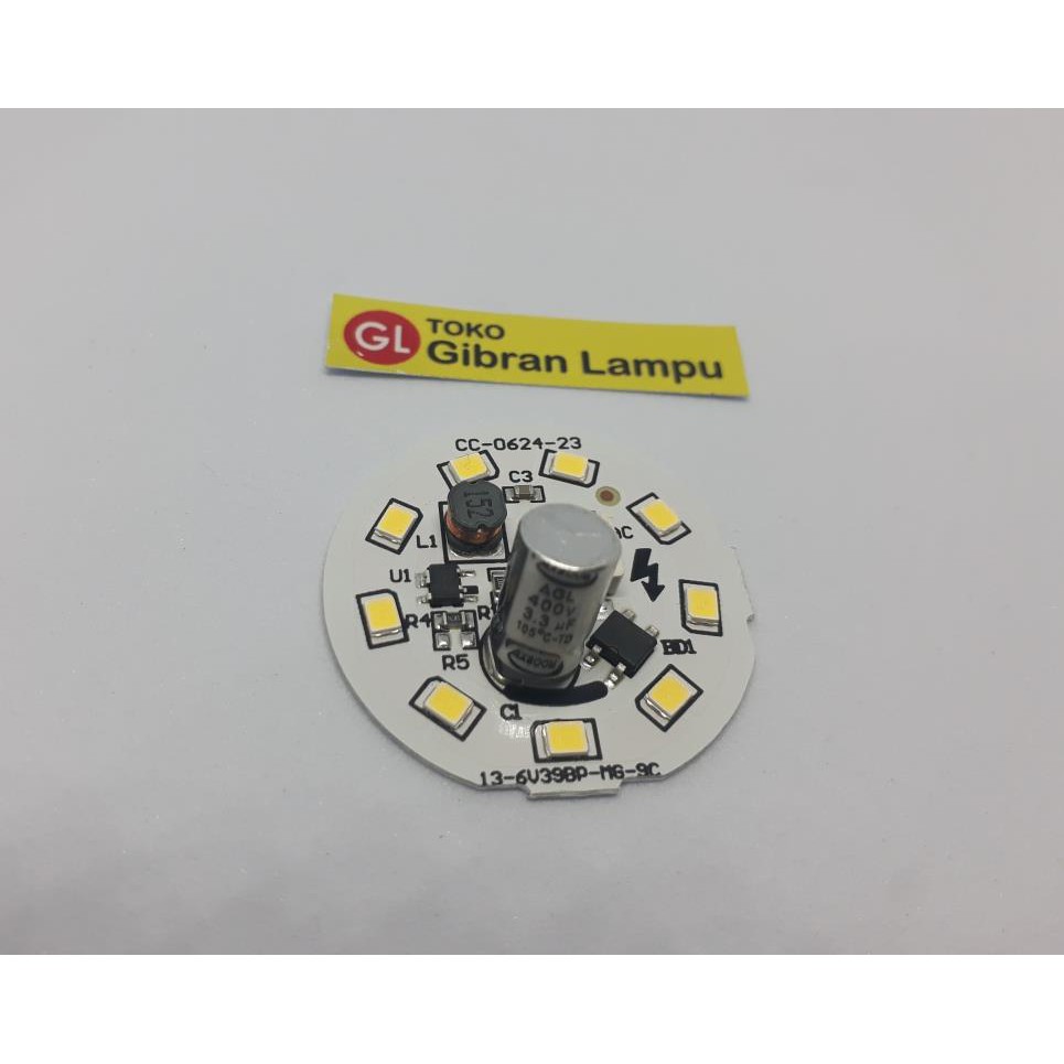 PCB Mata Lampu LED 9w Tanpa Driver - Mata LED AC Langsung 220V (BM)