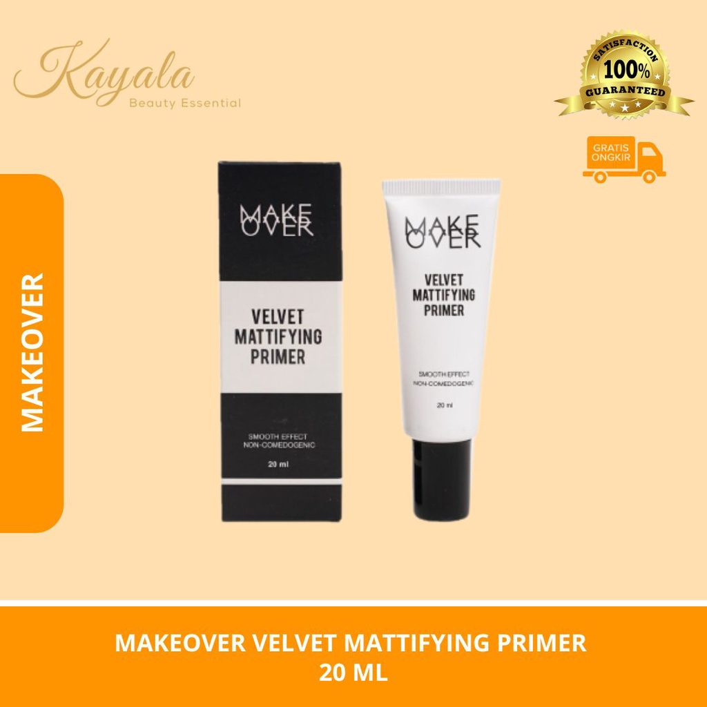 MAKEOVER VELVET MATTIFYING PRIMER 20 ML - PRIMER MAKE OVER - PRIMER MAKE UP MAKEOVER - MAKE UP BASE 
