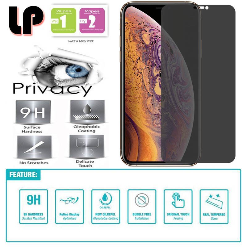 Iphone 5 / 6 / 6 Plus / 7 / 7 Plus Tempered Glass Anti Spy For Privacy