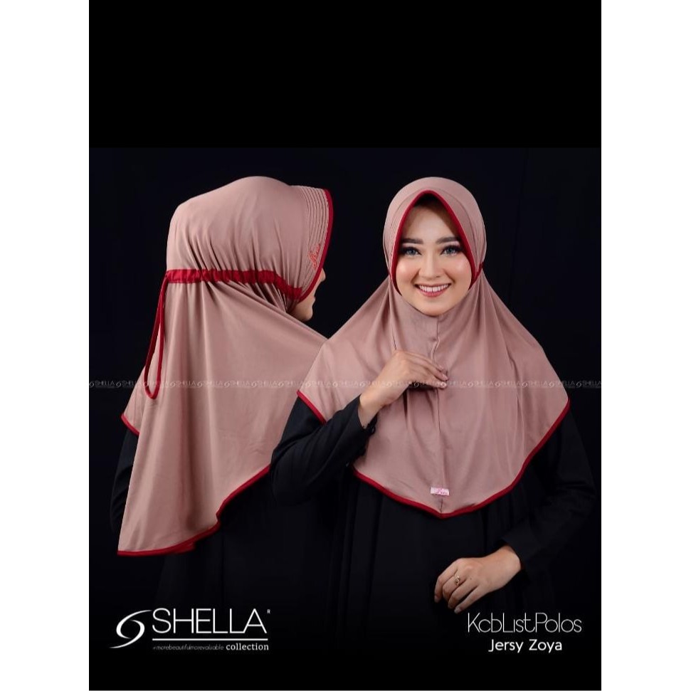 JILBAB SERUT SHELLA LIST POLOS