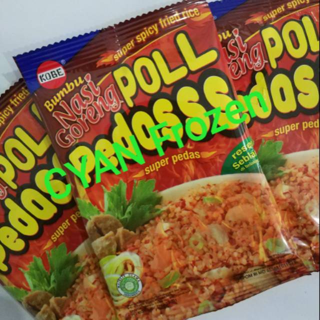 

Kobe Bumbu Nasi Goreng Poll Pedasss 20gr