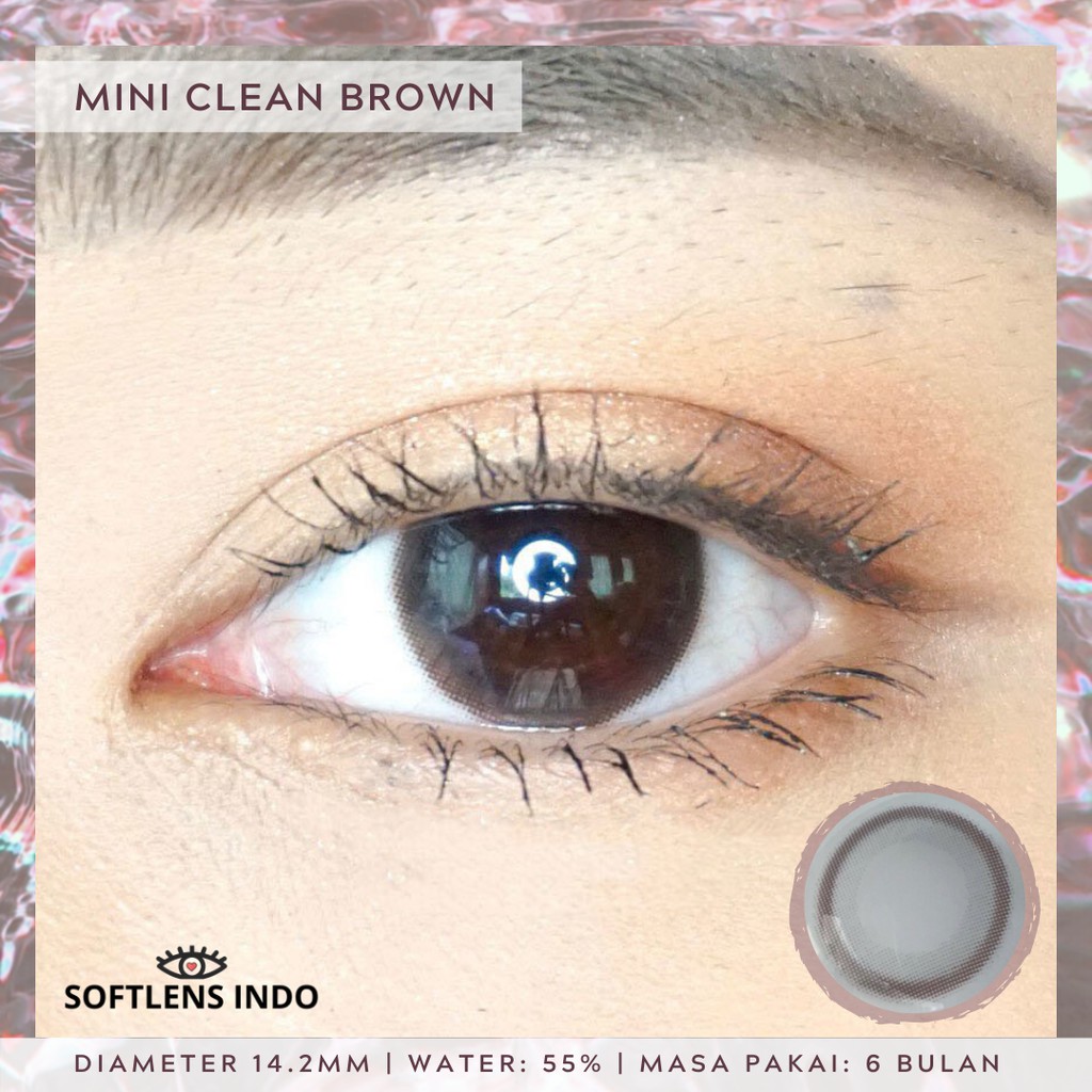 

Softlens kitty kawaii mini clean brown/ coklat