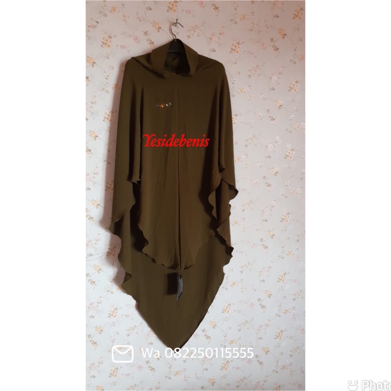 Khimar sisesa tazkya  army green NWT