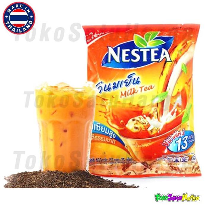 

TEA - 17 - 74 - NESTEA THAI MILK TEA NESTLE PACK ISI 13 TEH TARIK THAILAND ORIGINAL TOKO - TEH -