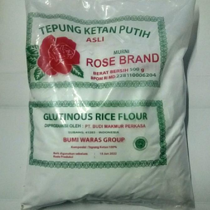 

Diskon TEPUNG KETAN PUTIH ROSE BRAND 500gr Diskon